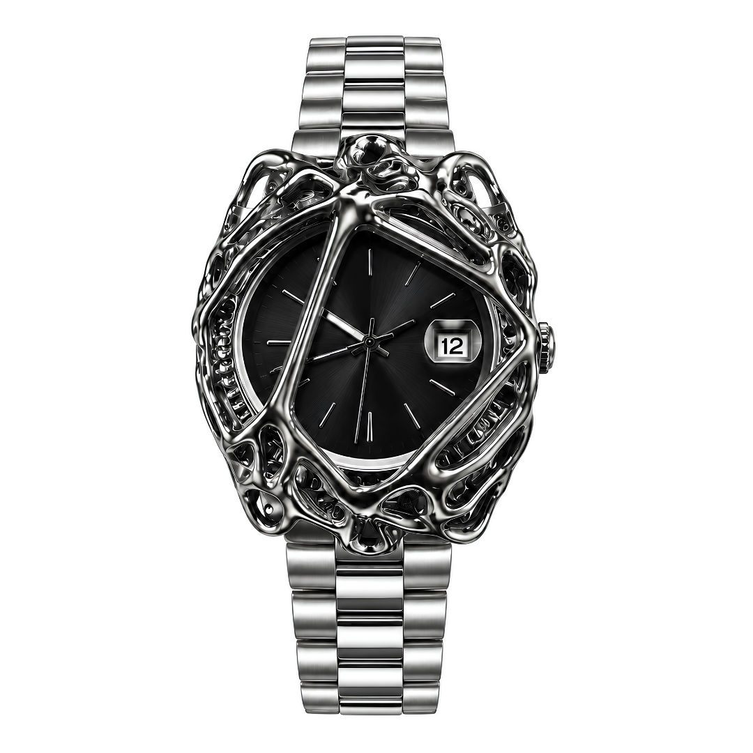 Black R Rolex Strap Designer Watch