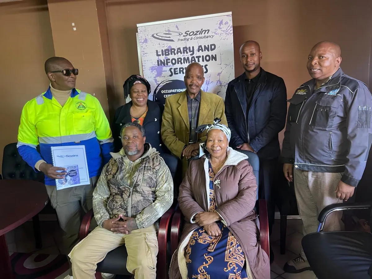 Sozim visits Bakoena Royal Council to propose training related to the Occupational Certificate: Library Assistant qualification