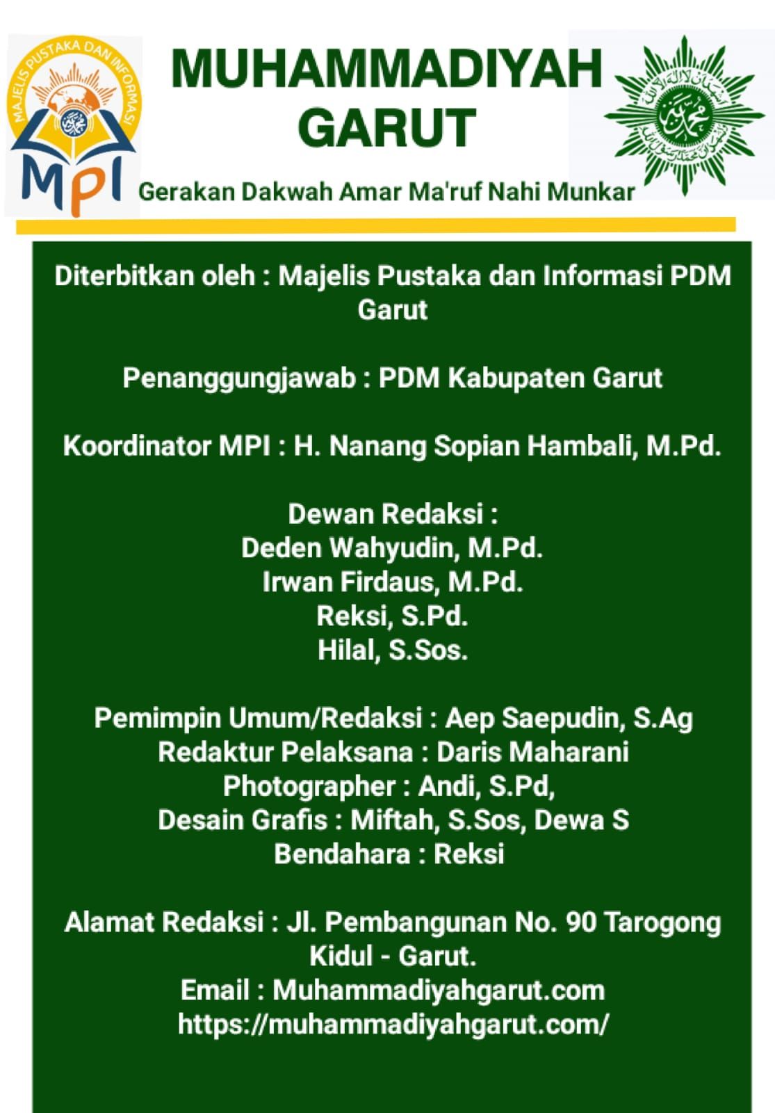 Keredaksian Media Muhammadiyah Garut