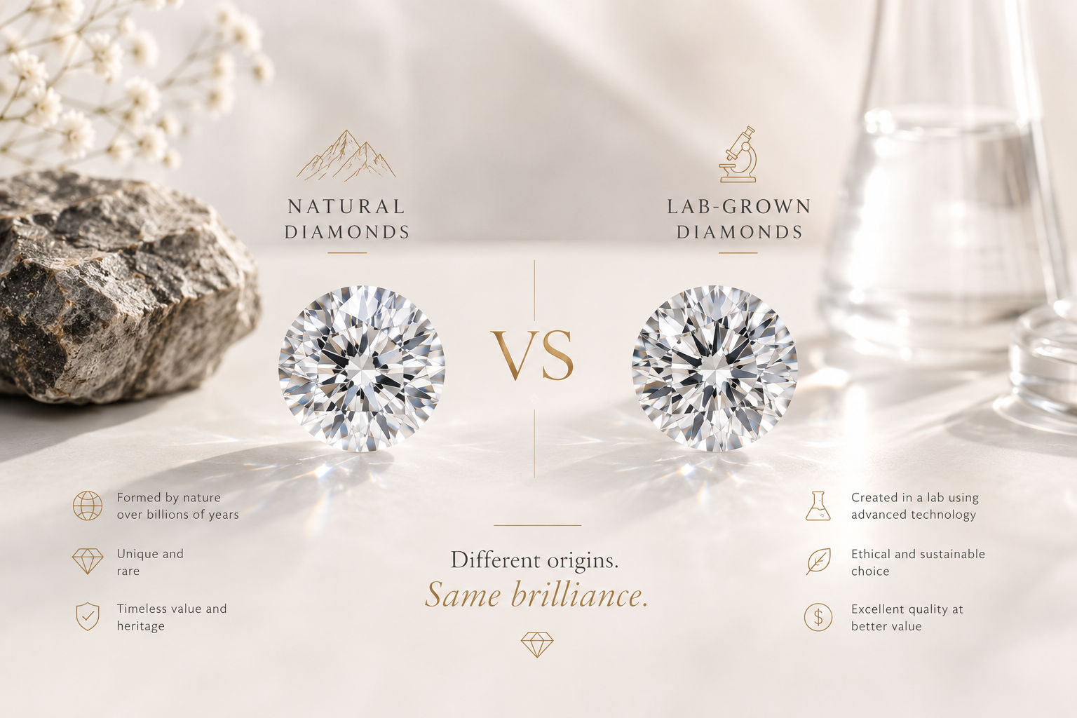 Lab vs Natural Diamonds