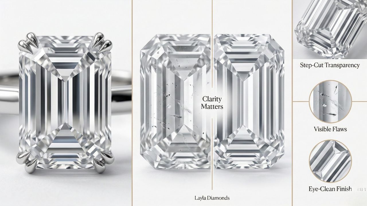 Emerald Cut Engagement RingClarity