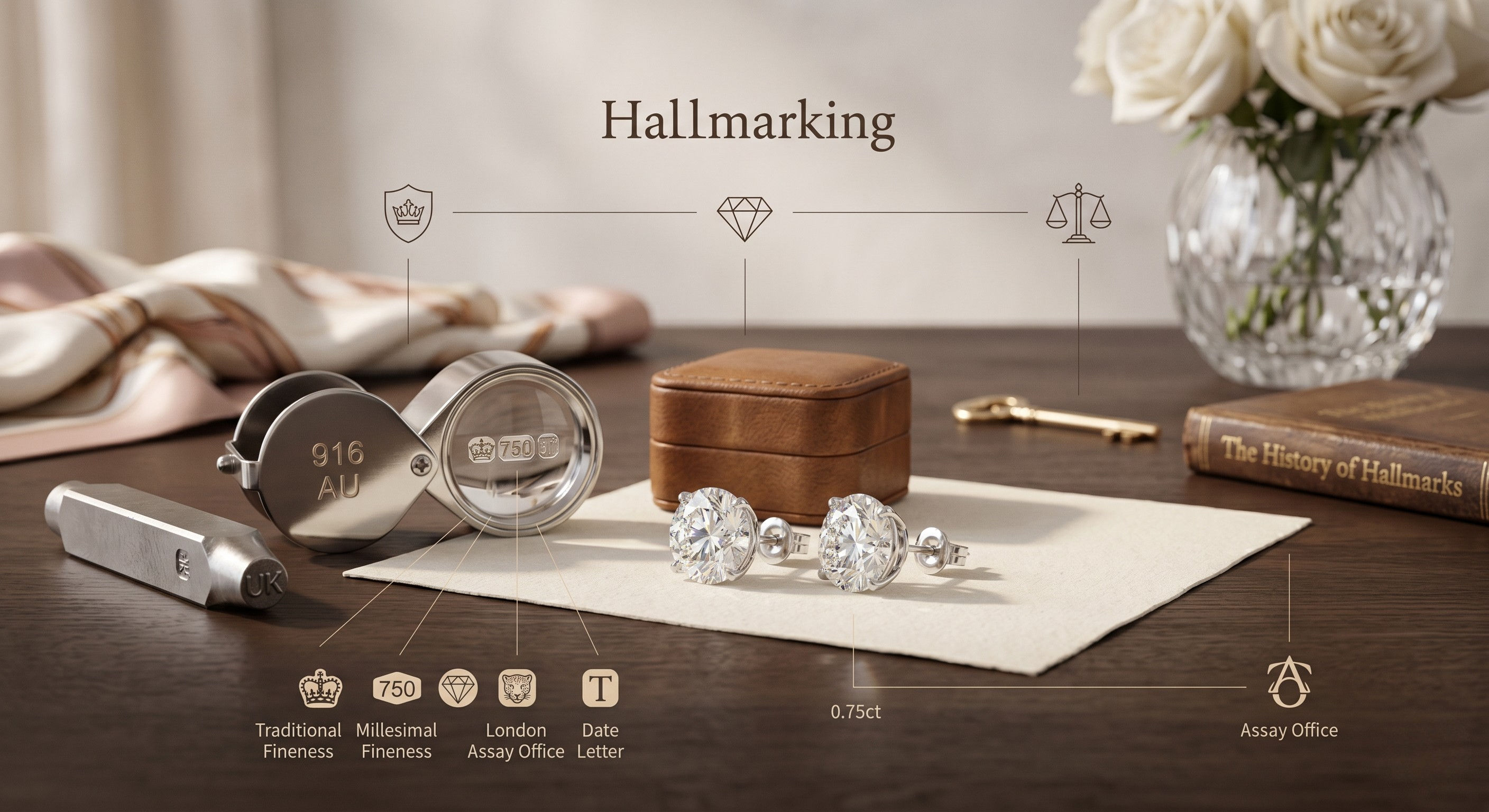 Diamond Stud Earrings