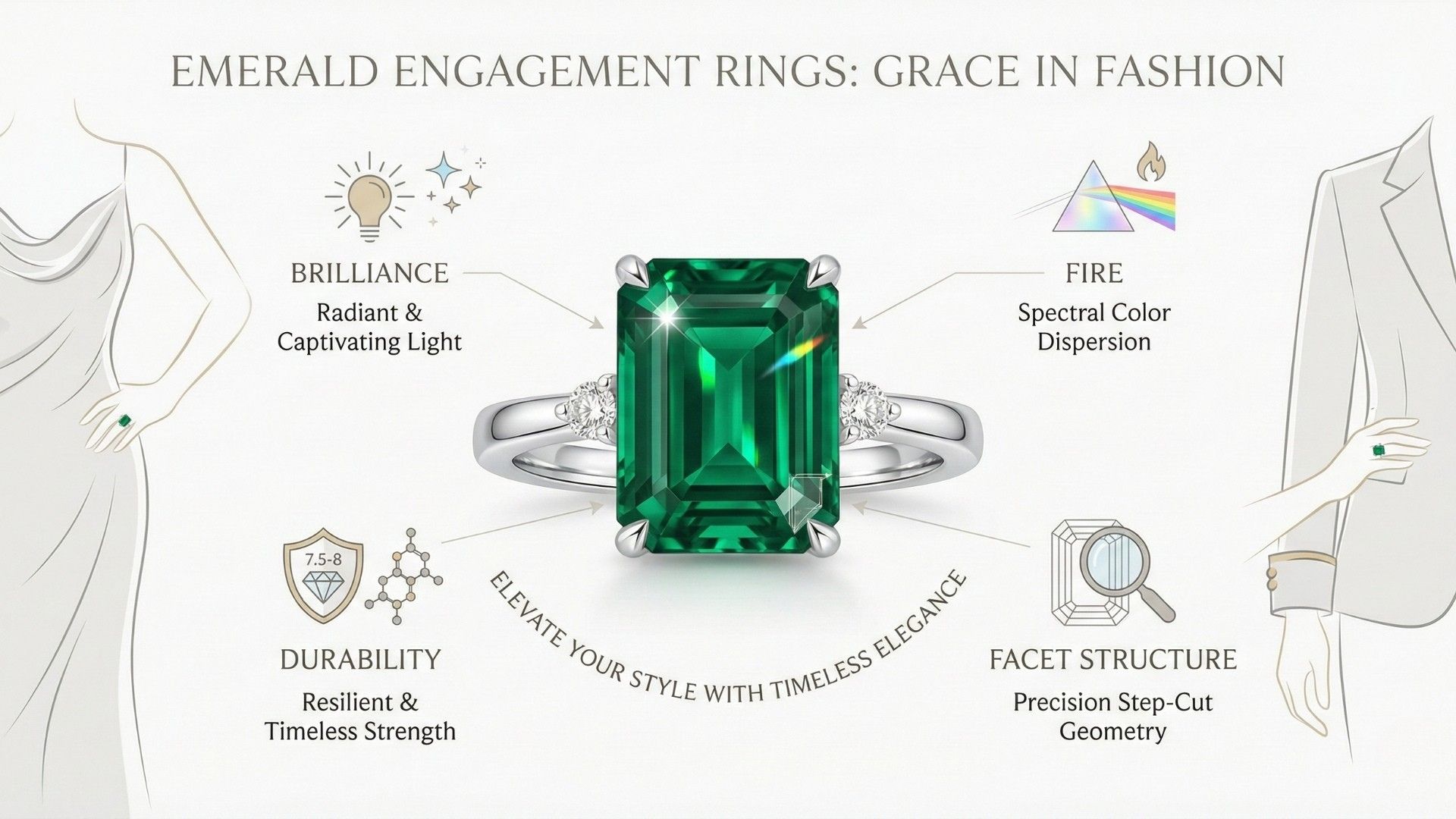 emerald engagement rings