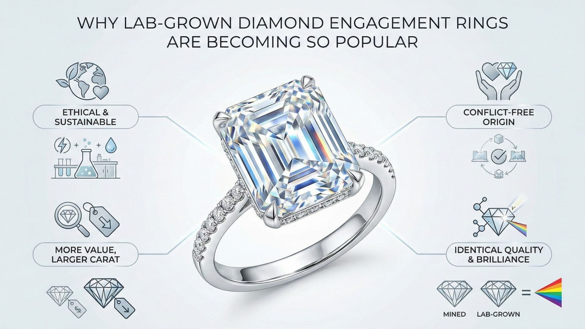 Lab Grown Diamond Engagement Rings