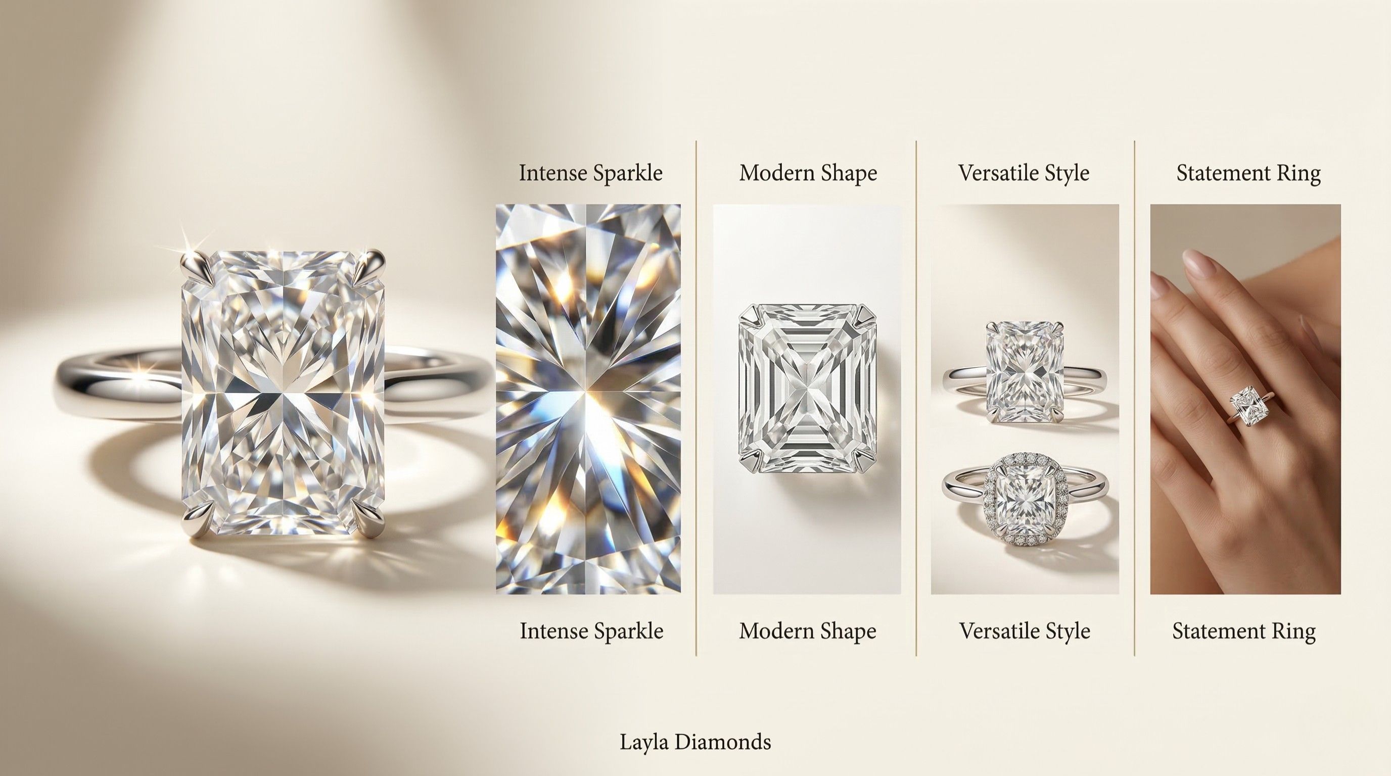 Radiant Engagement Ring