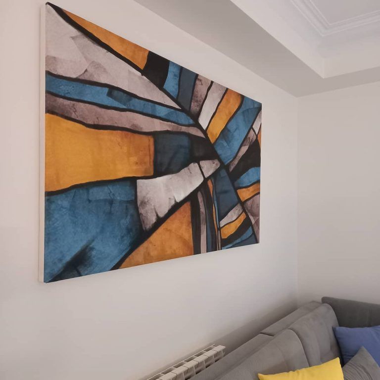 Multi Color Decorative Modern Art Painting Diana Art Gallery dianaartgallery