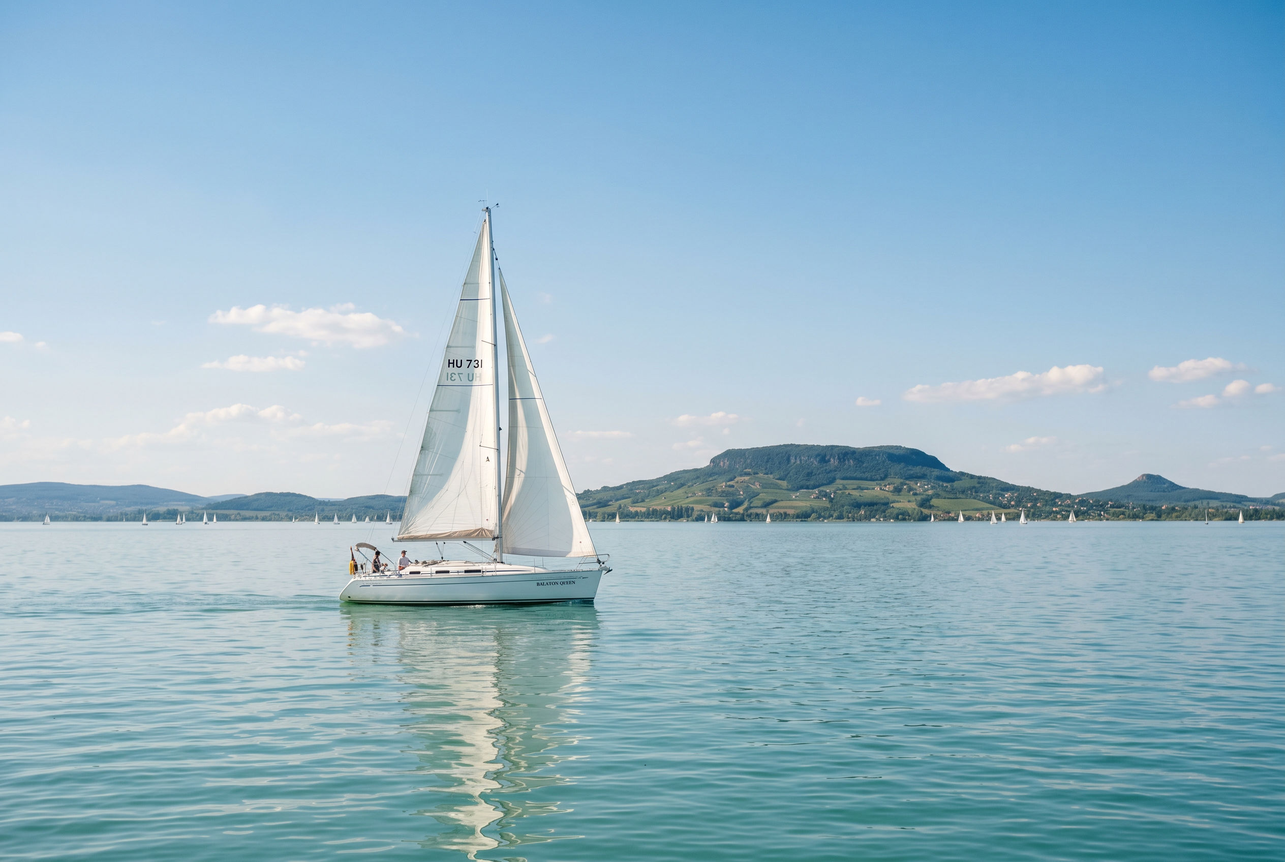 Vitorlázás a Balatonon