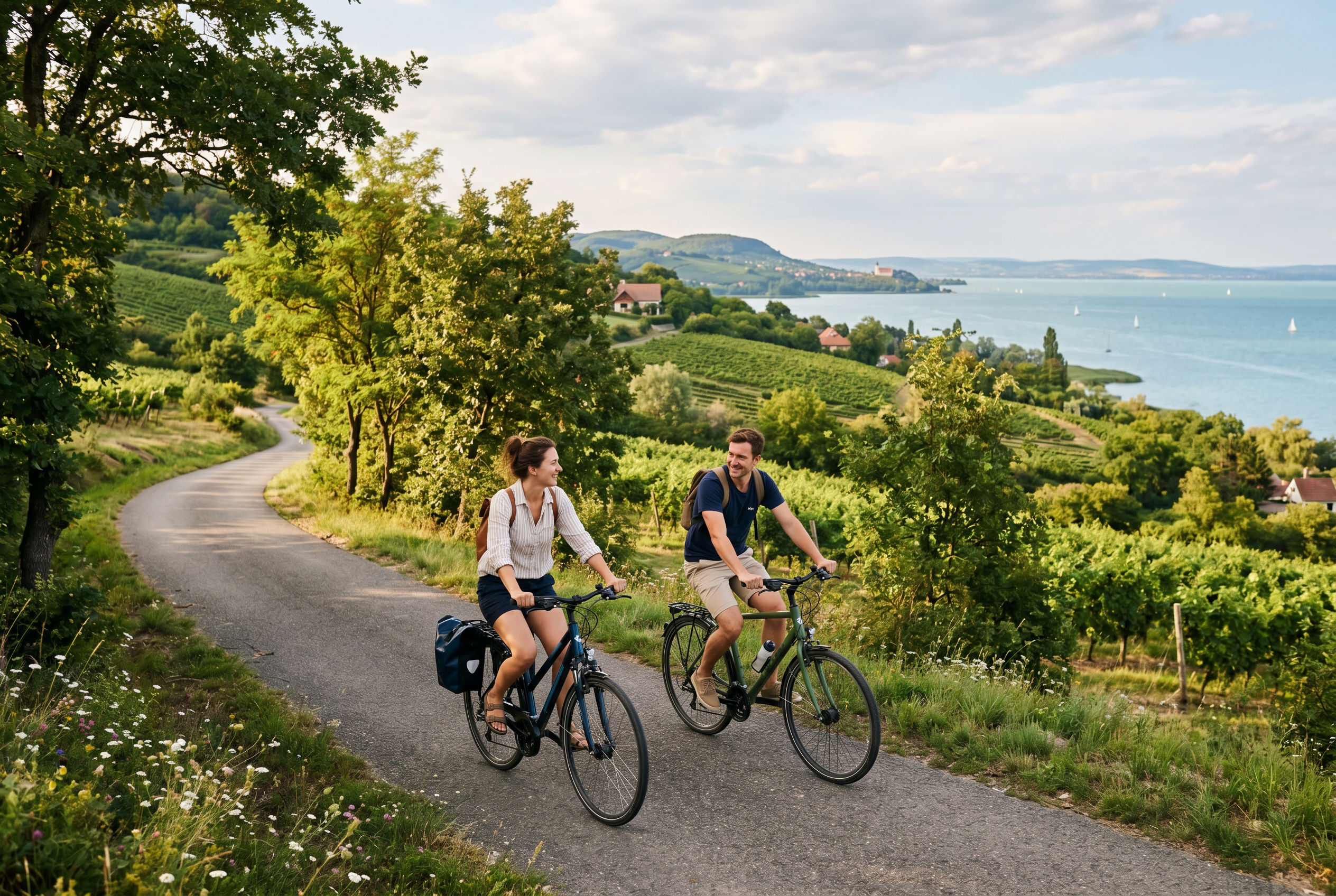 Kerékpározás a Balaton környékén