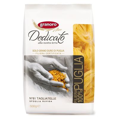 TAGLIATELLE PASTA 81 DEDICATO 500G