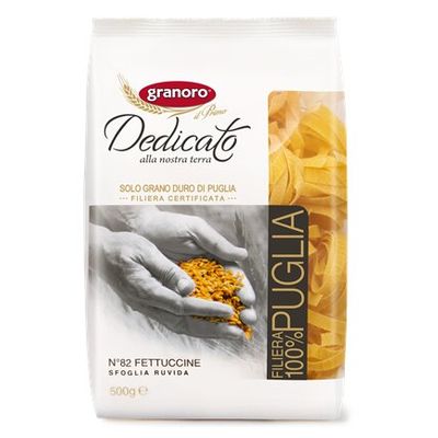 FETTUCINE PASTA 82 DEDICATO 500G