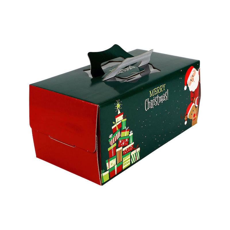 Amazon.com: Pastry Chef's Boutique Deluxe Holiday Yule Log Cake Box - 12''  x 4.3'' x 4.3'' - Pack of 25 - Boxes ONLY: Home & Kitchen