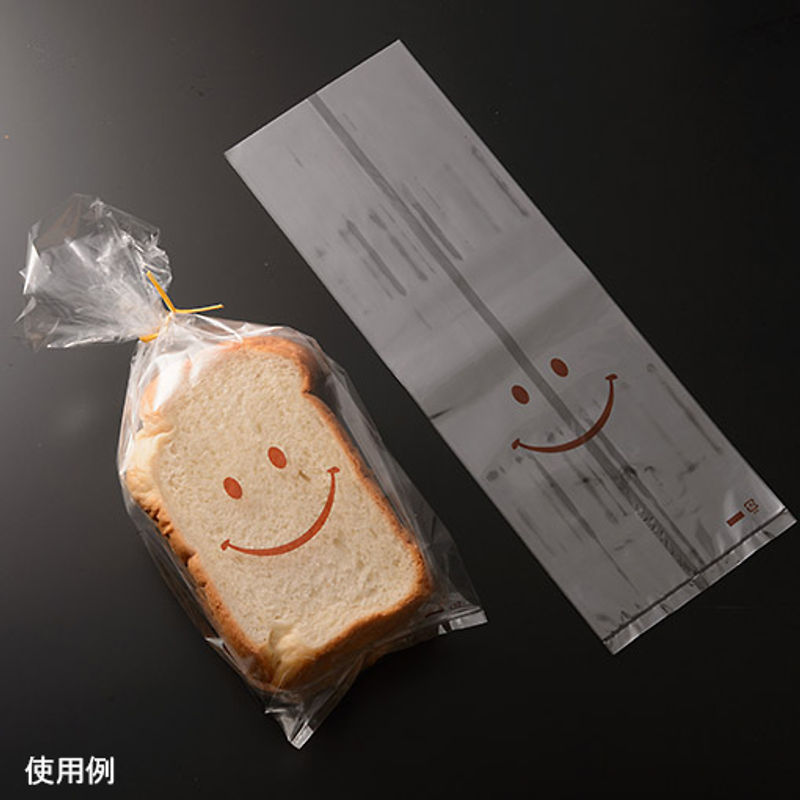 SMILEY BREAD PLASTIC BAG (10SHEETS) image number 0