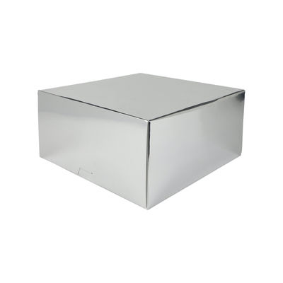 SILVER CAKE BOX 6X6X4" 5PC