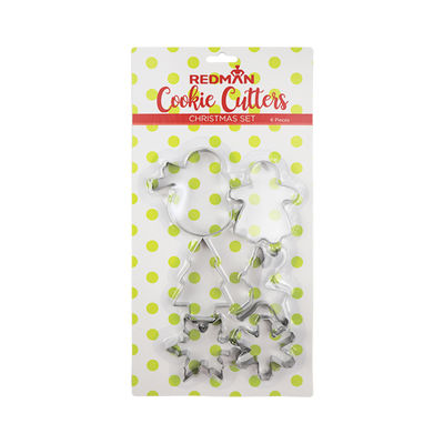 CHRISTMAS COOKIE CUTTER STAINLESS STEEL SET