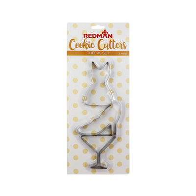 CHEERS COOKIES CUTTER STAINLESS STEEL SET