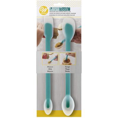 SCRAPE & MEASURE SPATULA 2PC SET 02-0-0009