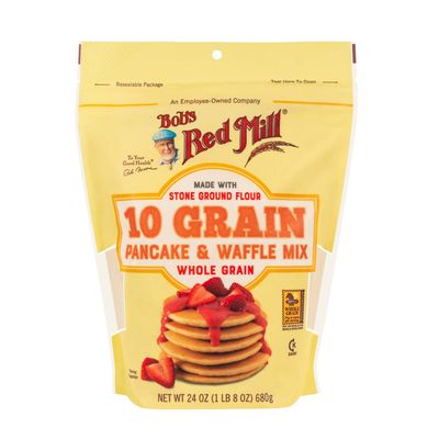 10 GRAIN PANCAKE AND WAFFLE MIX 24OZ