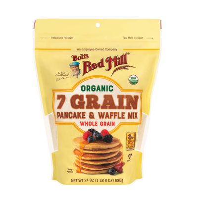 ORGANIC 7 GRAIN PANCAKE AND WAFFLE MIX 24OZ