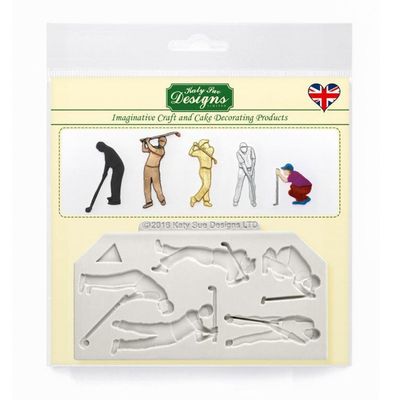 GOLF SILHOUETTES SILICONE MOULD CE0057