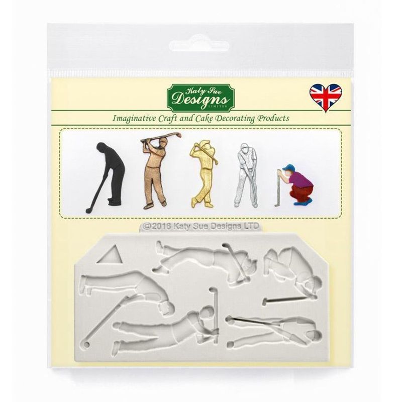 GOLF SILHOUETTES SILICONE MOULD CE0057 image number 0