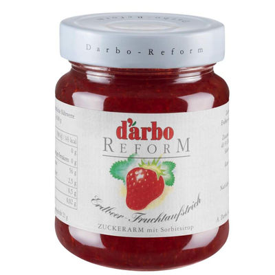 DIABETIC REFORM STRAWBERRY PRESERVE JAM 330G