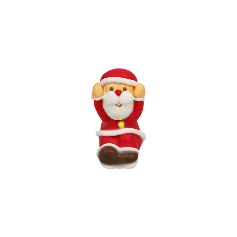 DECOR ICING SANTA SMALL PAC OF 3 611 image number 2