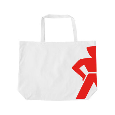 TOTE BAG LOGO WHITE