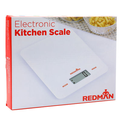 KITCHEN SCALE DIGITAL PLASTIC WHITE 5KG