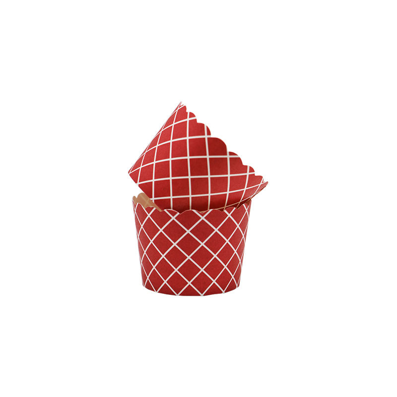 MUFFIN BAKING CASE SET 48X50MM RED 50PC image number 2