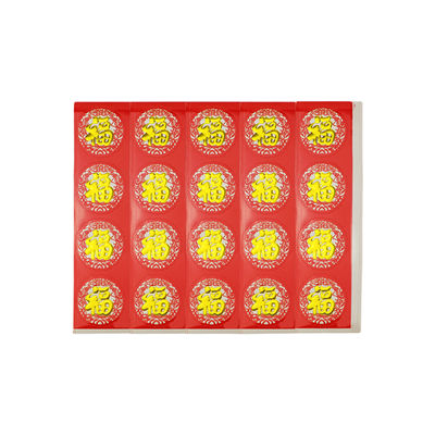 CNY STICKER ROUND "FU" XT-12S 40MM 20PC