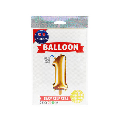 BALLOON NUMBER 1 GOLD 16"