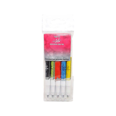 EDIBLE PEN COLOR DOUBLE SIDED - 5 COLOR