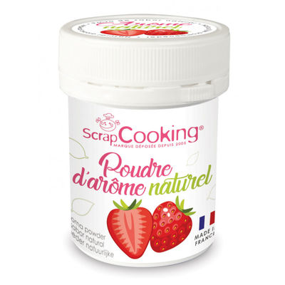 NATURAL STRAWBERRY FLAVOUR POWDER 15G