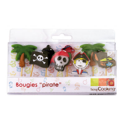 PIRATES CANDLE 8PC