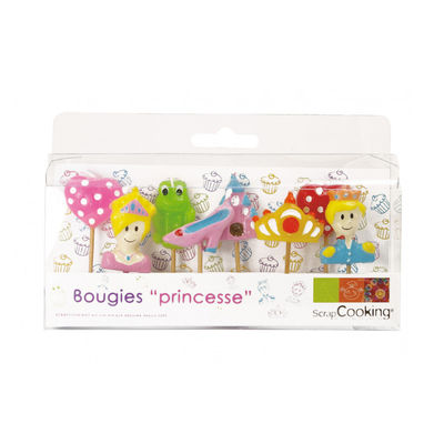 PRINCESS CANDLE 8PC