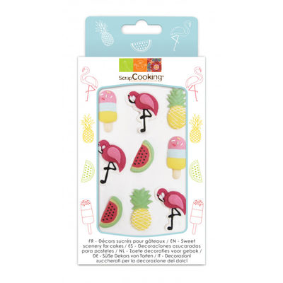 SUMMER DECOR ICING 9PC