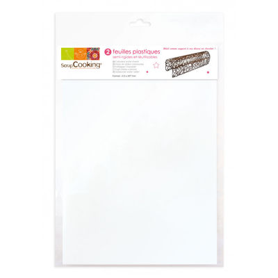 FOODGRADE PLASTIC SHEET 21X29.7CM 2PC