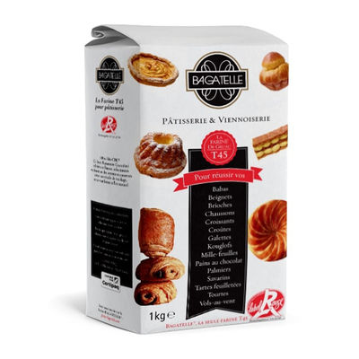 ROUGE FLOUR T45/BAGATELLE (FOR PATISSERIE & VIENNOISERIE) 1KG