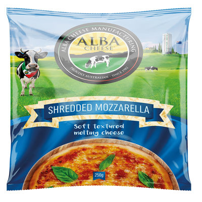 MOZZARELLA SHREDDED CHEESE 250G