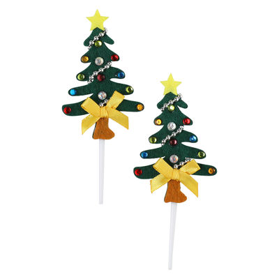 DECOR ON PICK X'MAS TREE 9.7X4.2CM 520