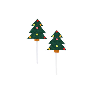 DECOR ON PICK X'MAS TREE 6.5X3CM 504