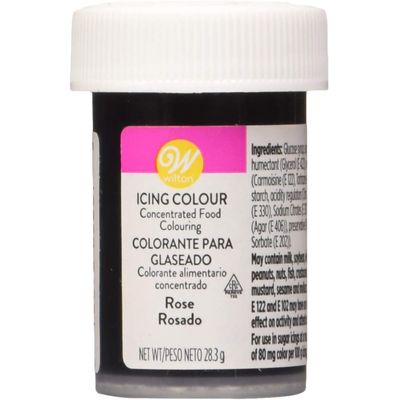 ICING COLOR ROSE 1OZ 04-0-0043