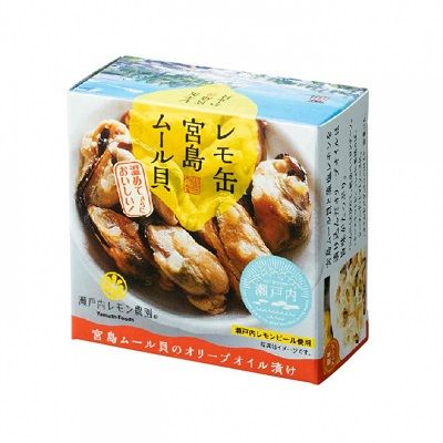 CANNED MUSSELS WITH LEMON 65G