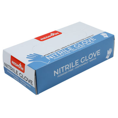 GLOVES NITRILE (POWDER FREE) M 100PC