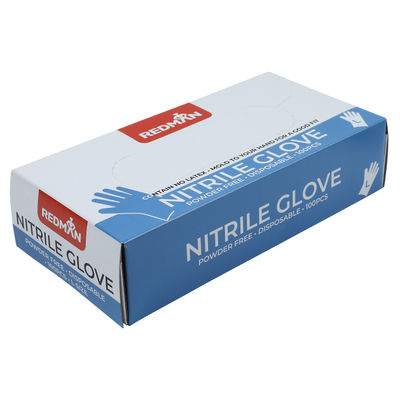 GLOVES NITRILE (POWDER FREE) L 100PC