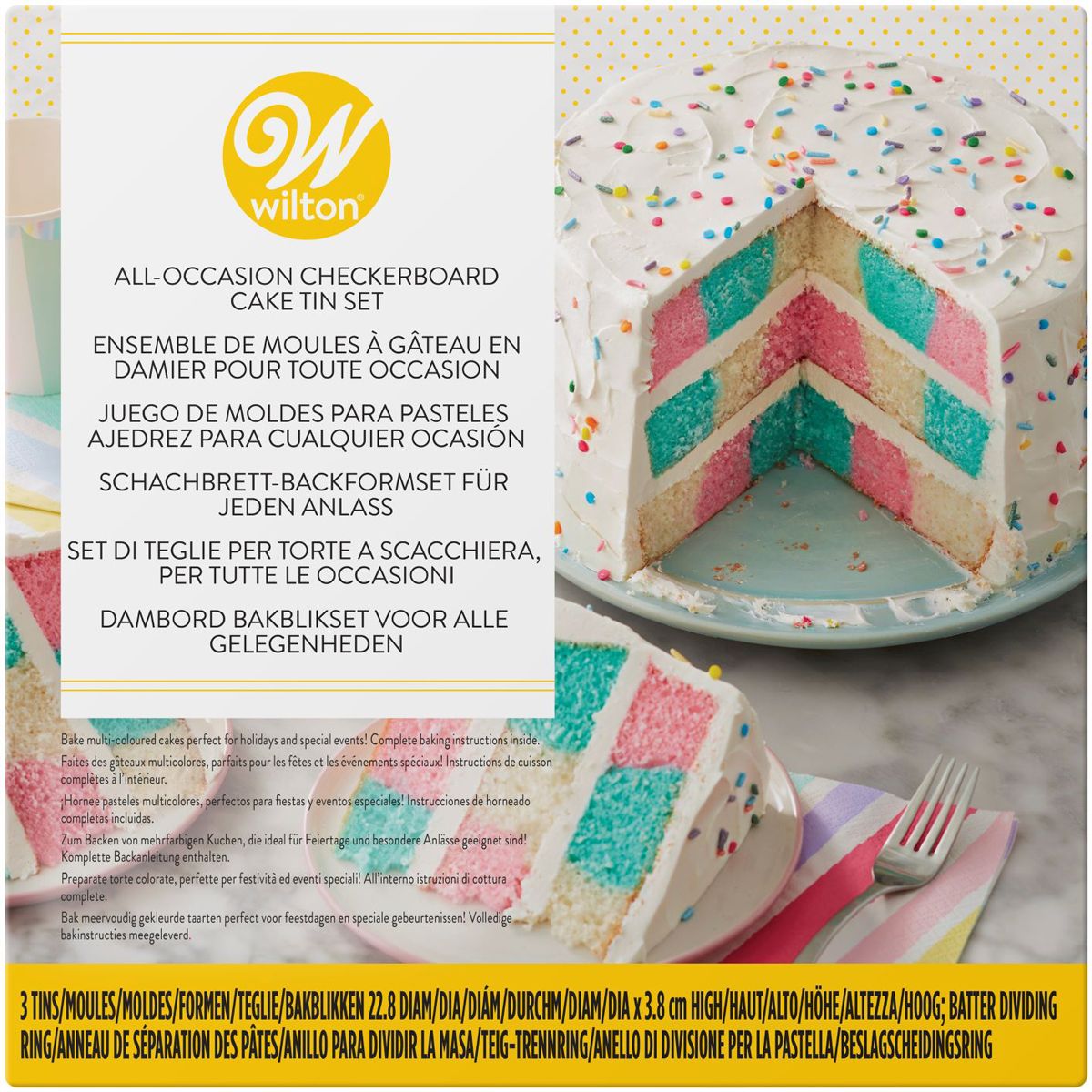 Nordic Ware Round 3 Piece Celebration Naturals® Cake Pan Set & Reviews |  Wayfair