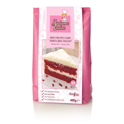 GLUTEN FREE RED VELVET CAKE MIX  400G