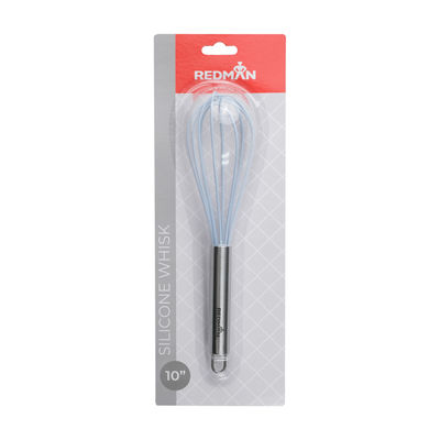 SILICONE WHISK 10" PASTEL BLUE