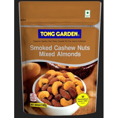 SMOKE CASHEW NUTS MIXED ALMOND 140G