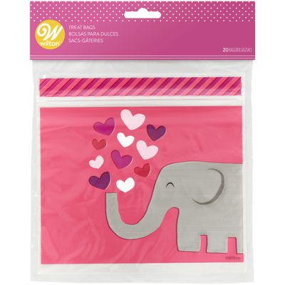 ELEPHANT RESEALABLE BAG 7X6.5" 1912-0-0325 20PC